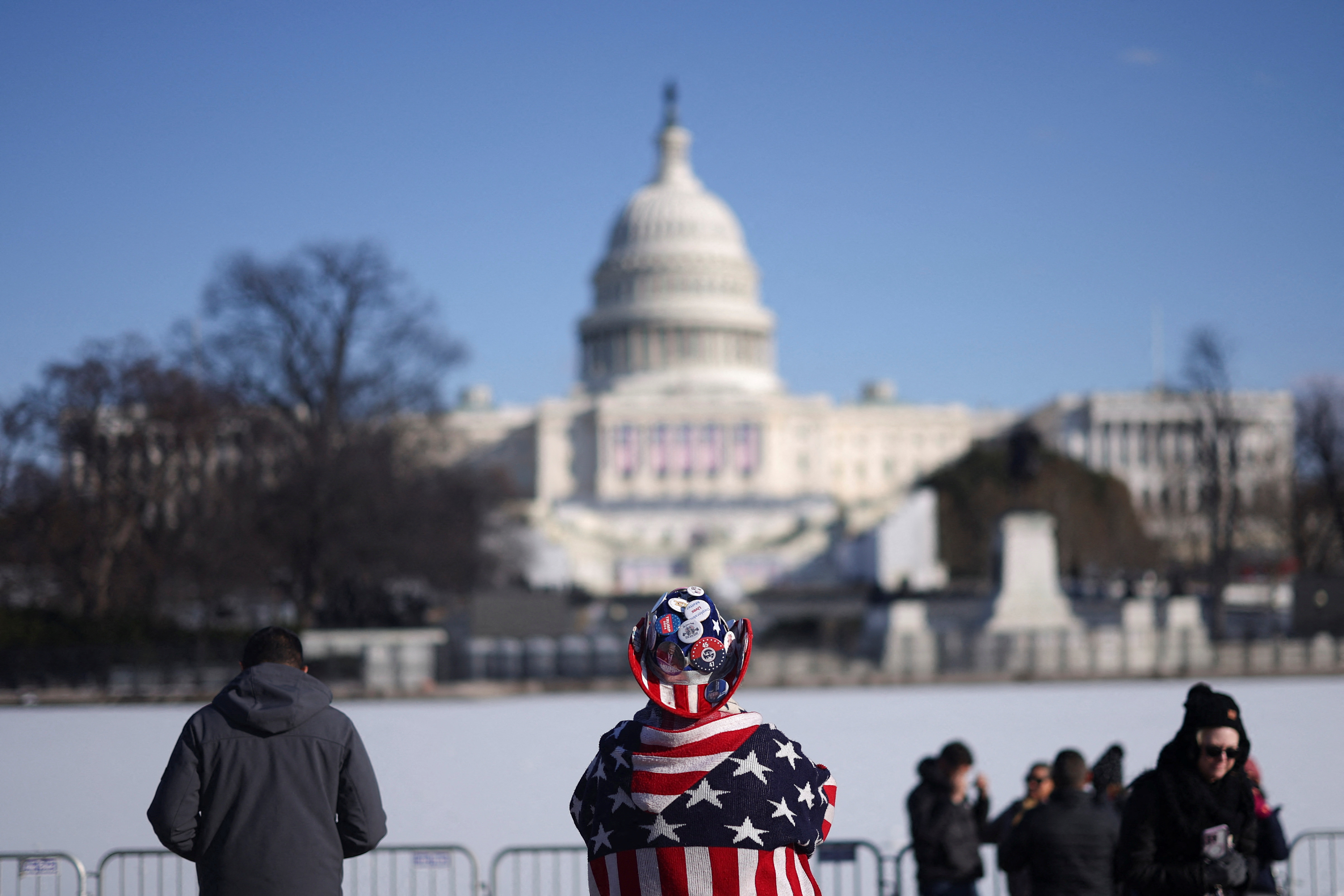 Trump's inauguration is being moved indoors due to dangerously cold temperatures expected on Monday, in Washington