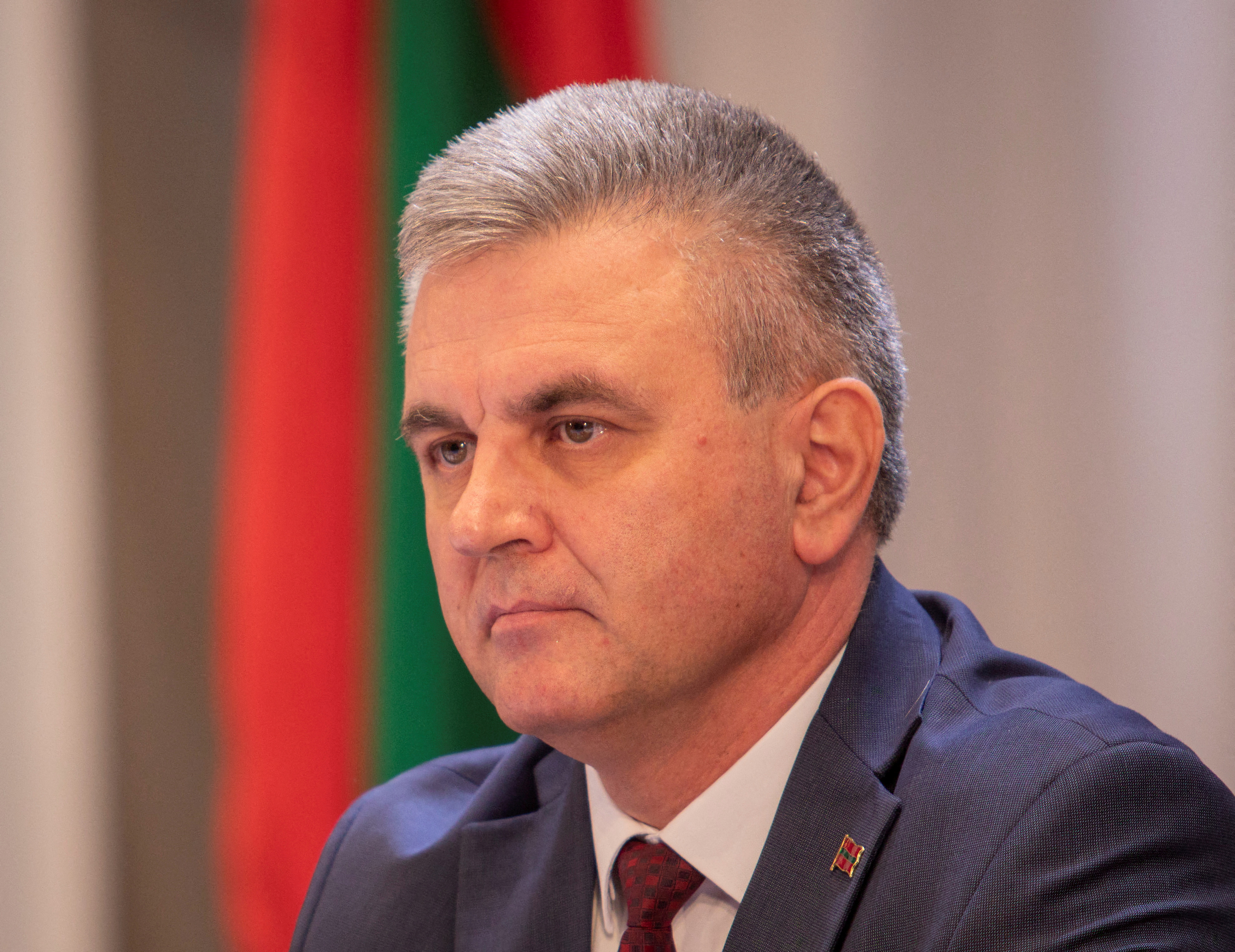 FILE PHOTO: Head of Transdniestria Krasnoselsky takes part in congress of deputies in Tiraspol