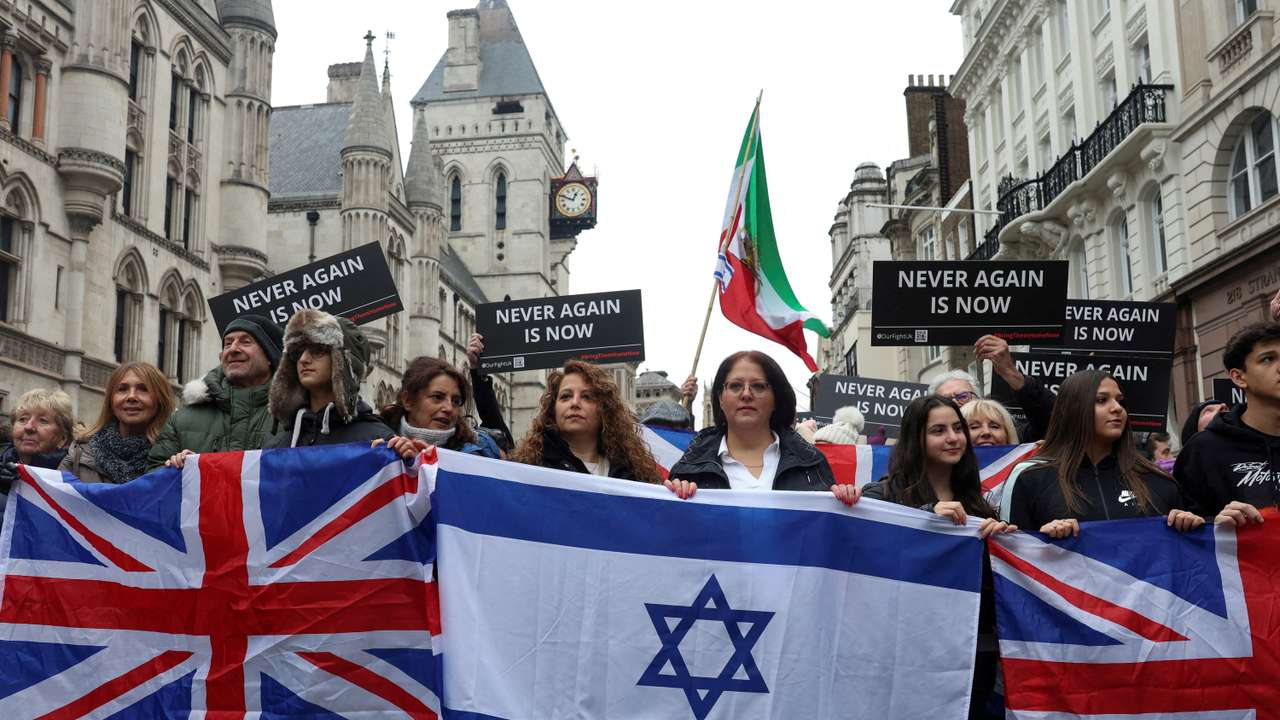 FILE PHOTO: Solidarity march against antisemitism in London