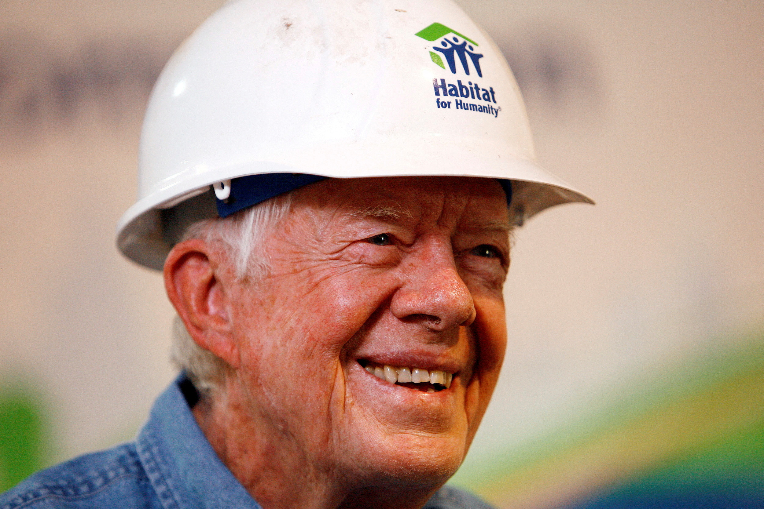 FILE PHOTO: Former U.S. President Jimmy Carter attends the starting day of the 24th Jimmy Carter Work Project in Los Angeles