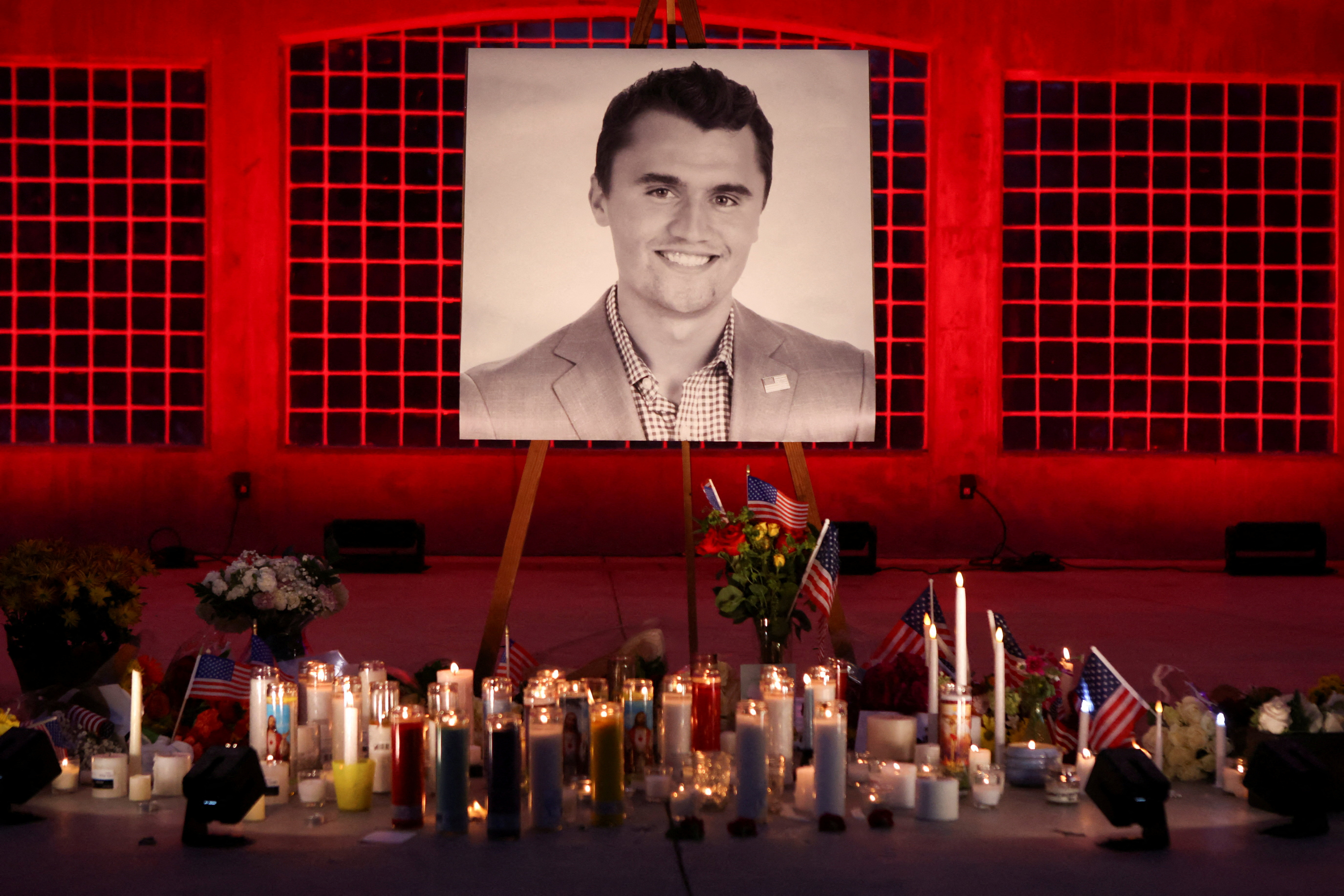 FILE PHOTO: Charlie Kirk fatally shot at Utah Valley University event