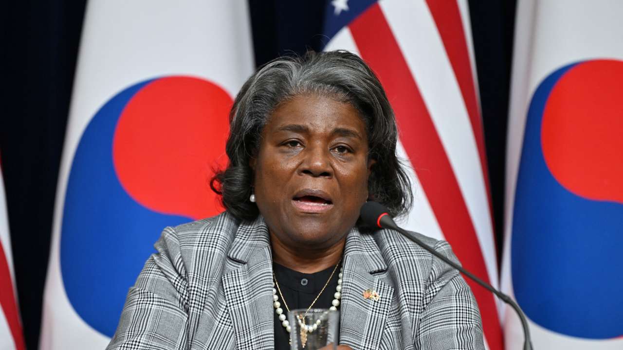 U.S. ambassador to the United Nations Linda Thomas-Greenfield visits South Korea