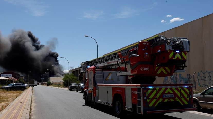 Fire at a chemical plant in Seville
