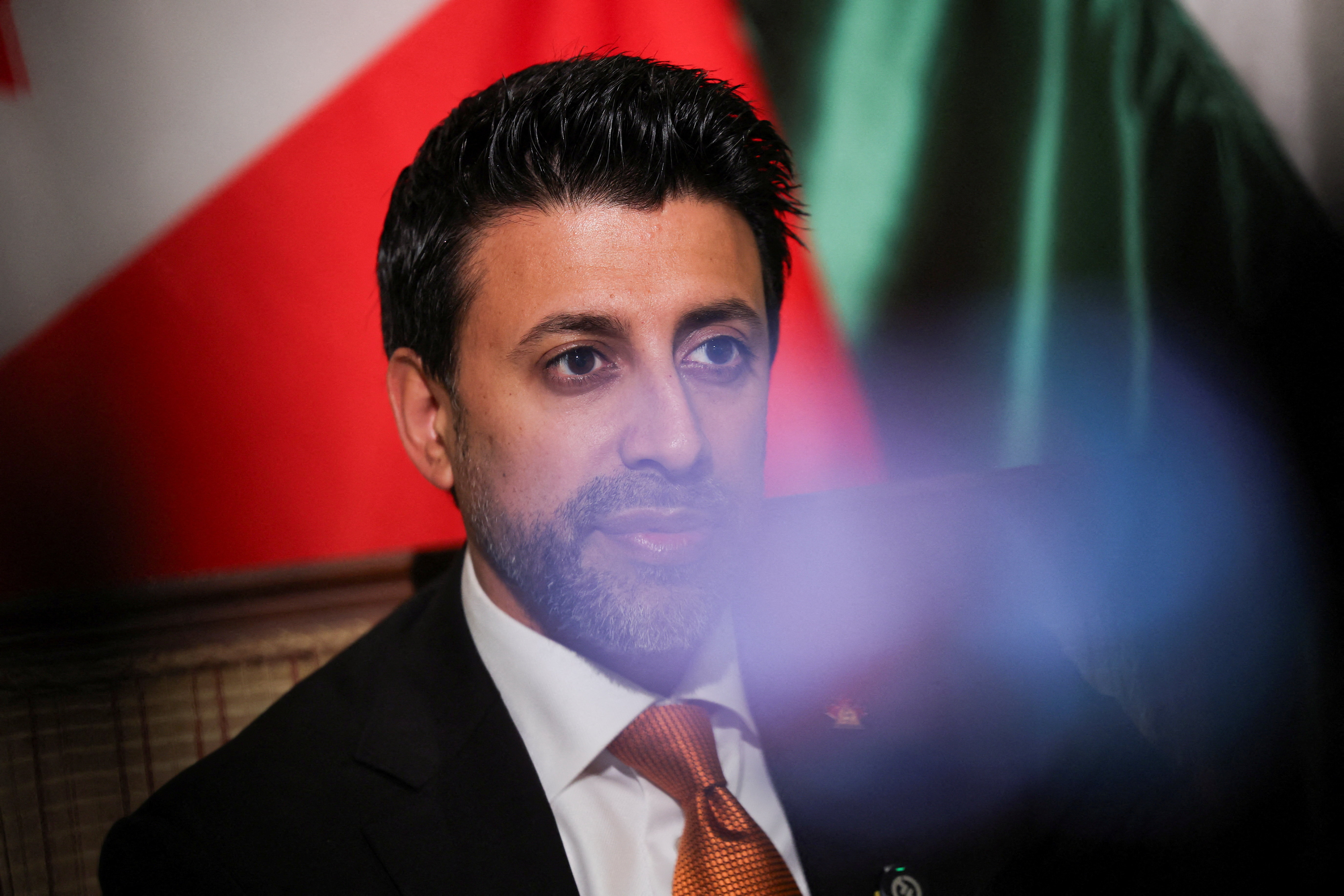 Canadian Minister of International Trade Maninder Sidhu speaks during an interview with Reuters at the residence of the Canadian High Commissioner in New Delhi