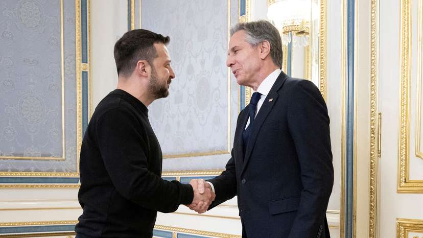 U.S. Secretary of State Blinken visits Ukraine