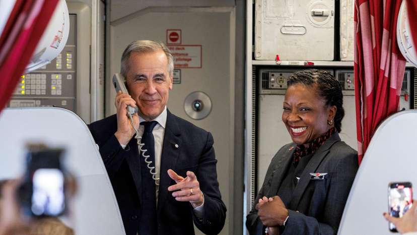 Canada’s Prime Minister Mark Carney campaigns in Vancouver Alberta