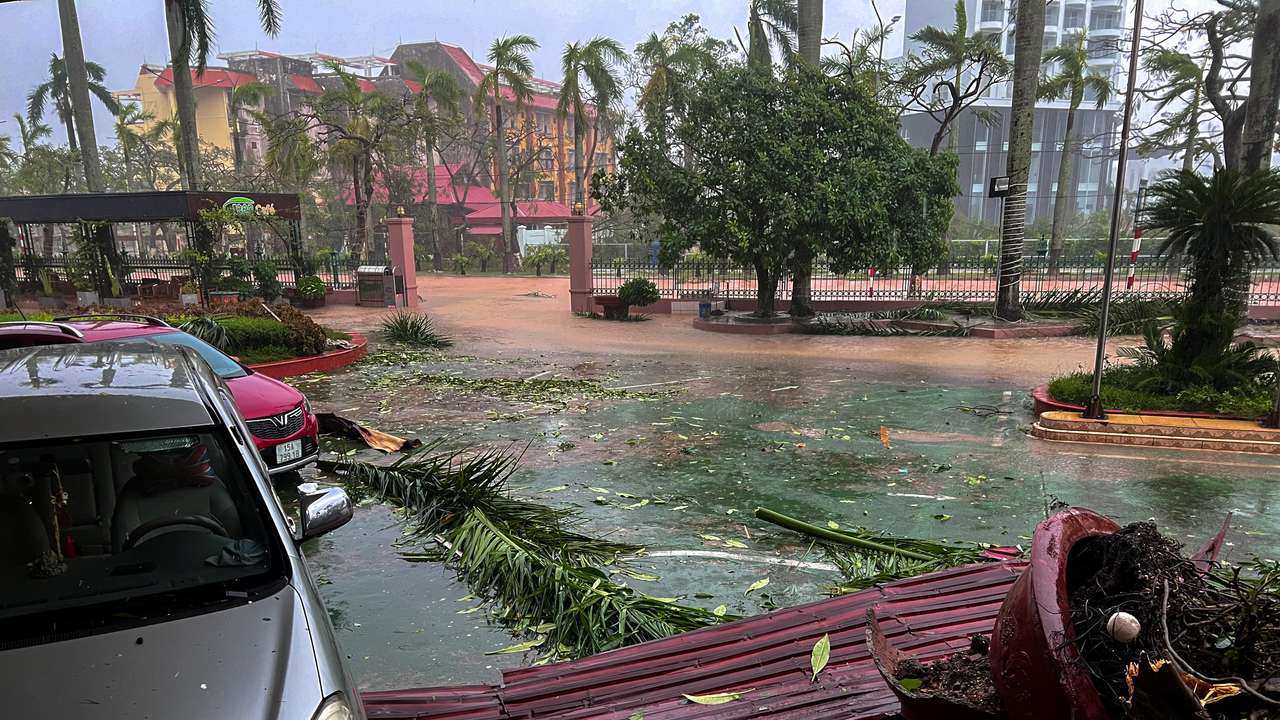 Super typhoon Yagi makes landfall in Vietnam