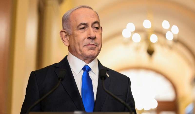 Israeli PM Netanyahu addresses a joint meeting of Congress in Washington