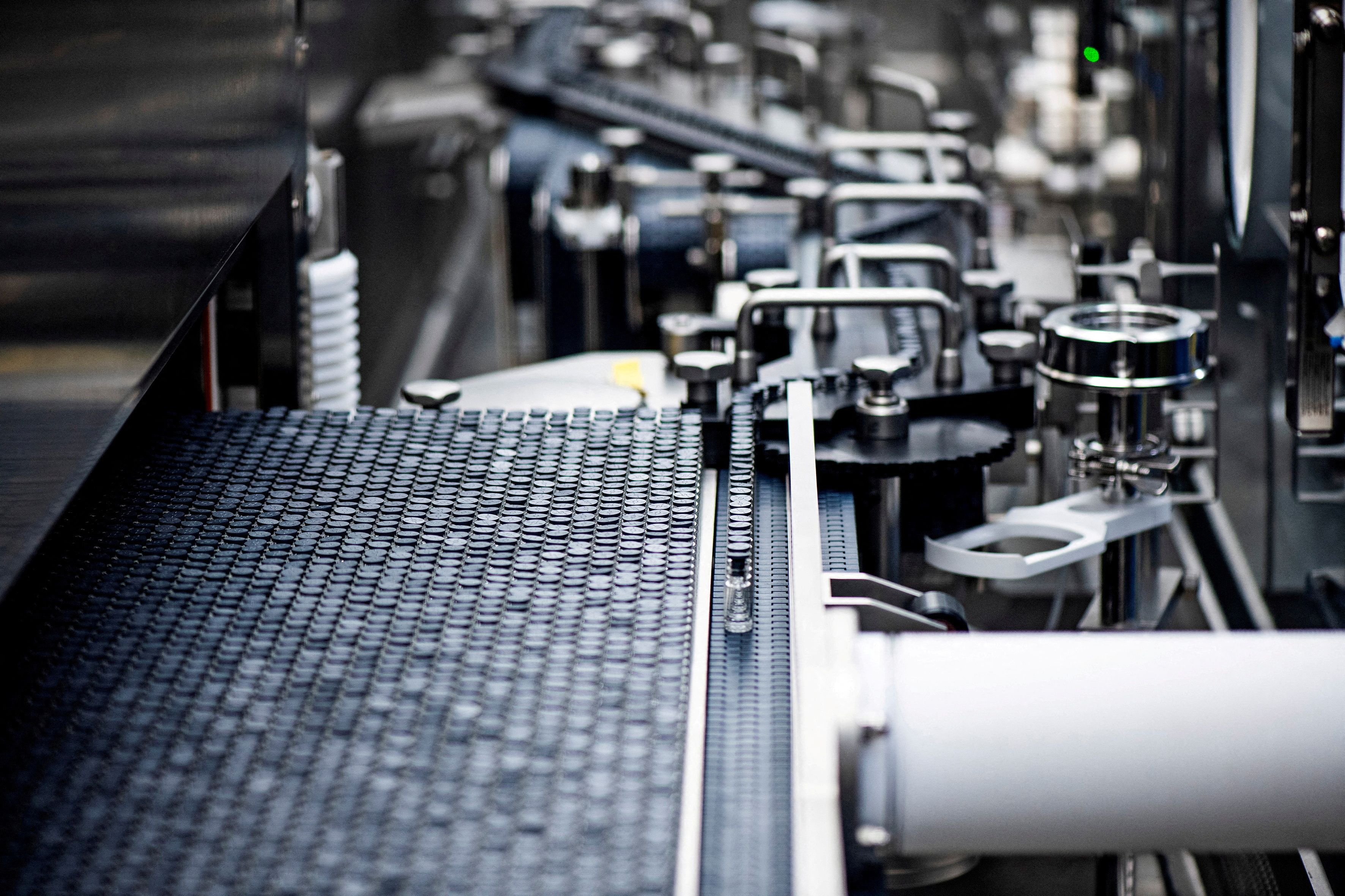 FILE PHOTO: Handout picture of a Bavarian Nordic manufacturing line