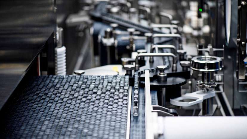 FILE PHOTO: Handout picture of a Bavarian Nordic manufacturing line