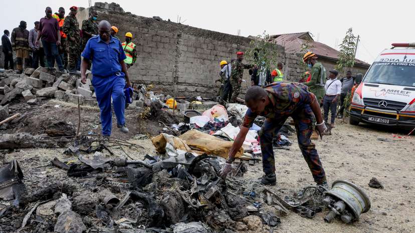 Aircraft crashes in Kenya's capital