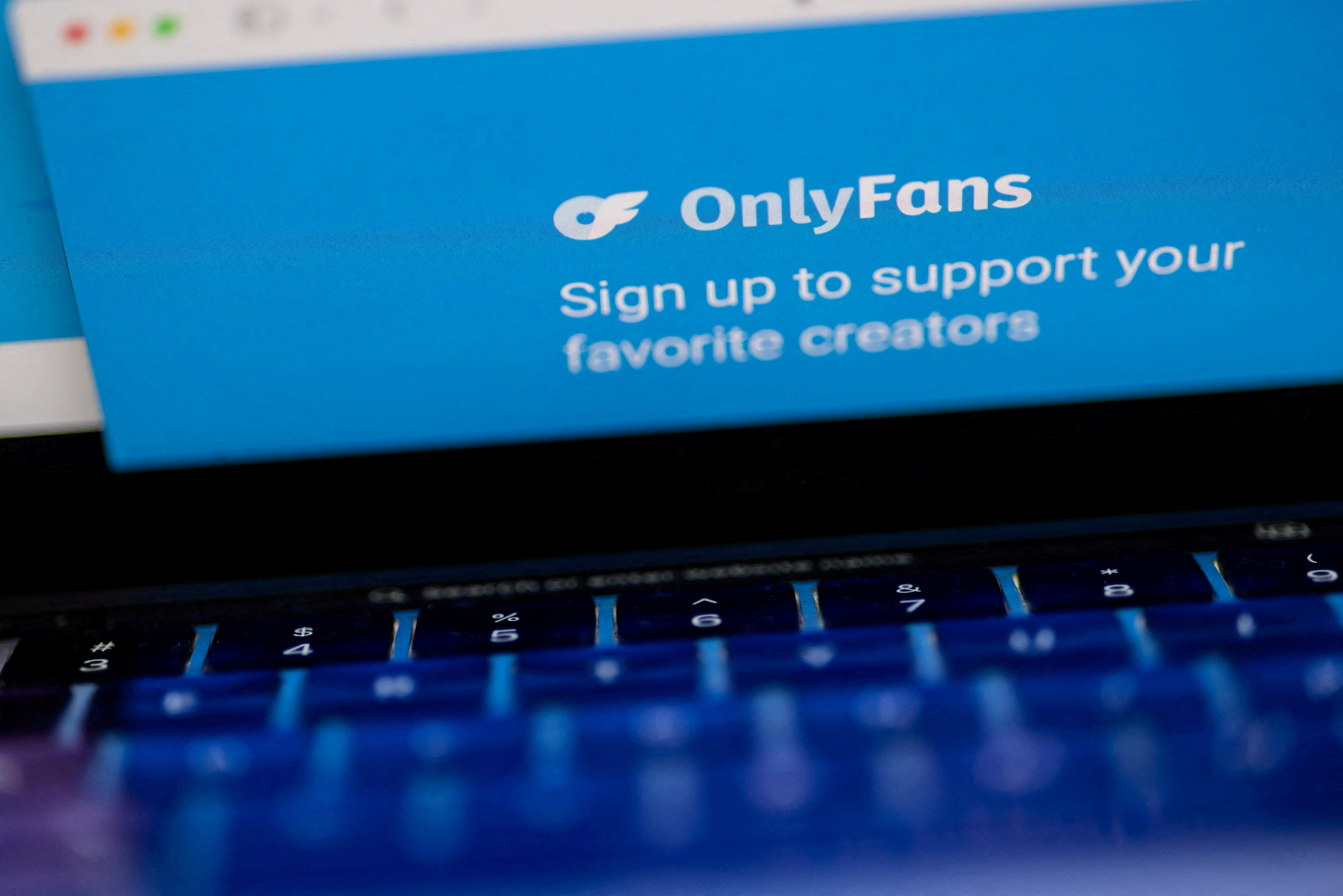 FILE PHOTO: A logo for OnlyFans is seen in this illustration picture