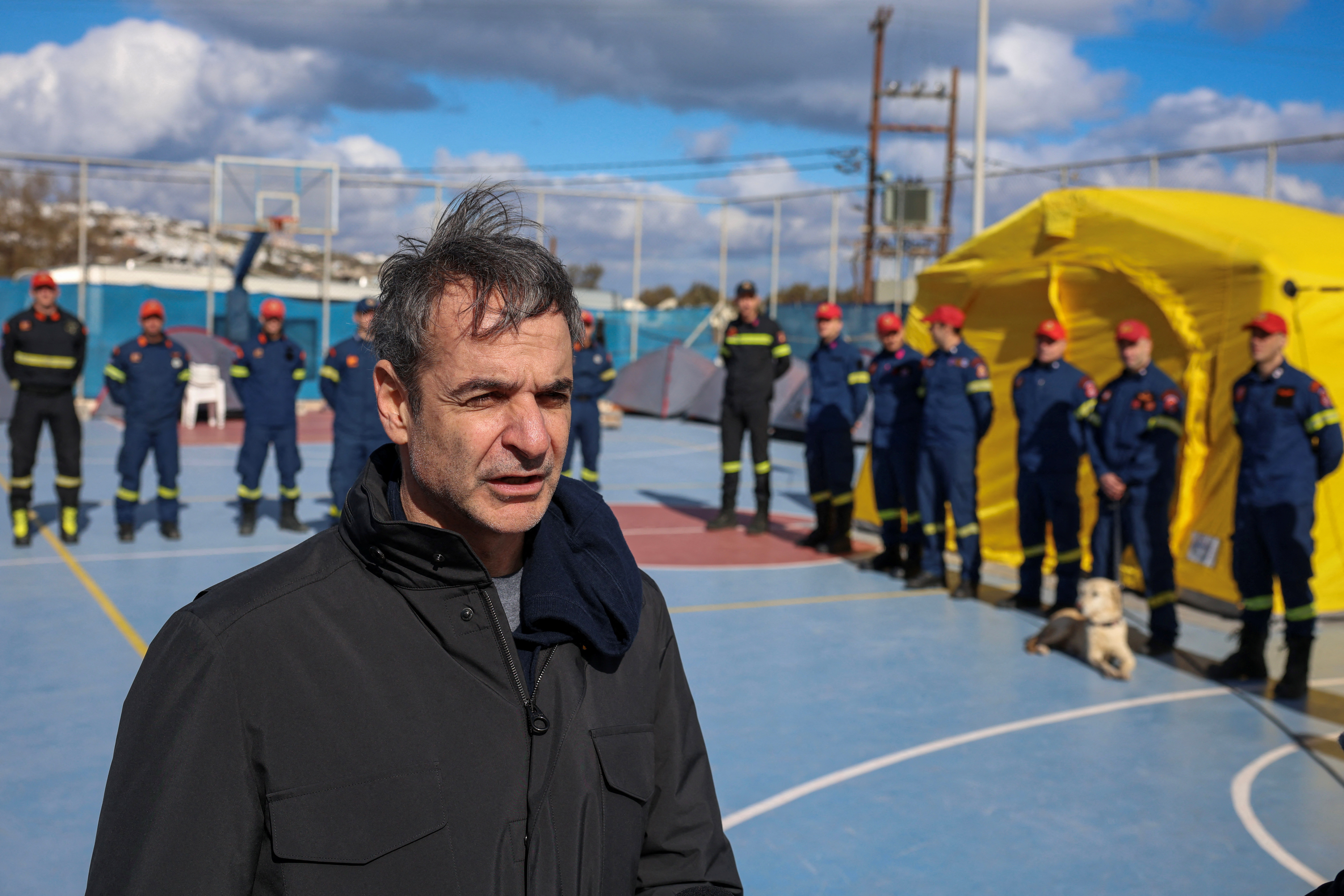 Greek PM Mitsotakis visits Santorini as quakes disrupt life