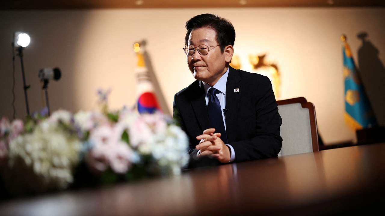 Reuters interviews South Korean President Lee Jae Myung