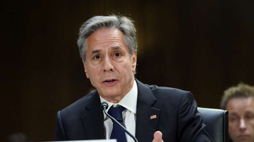 Blinken testifies at a hearing on Capitol Hill in Washington