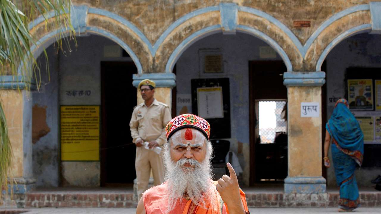 FILE PHOTO: Voting in the fifth phase of India's general election