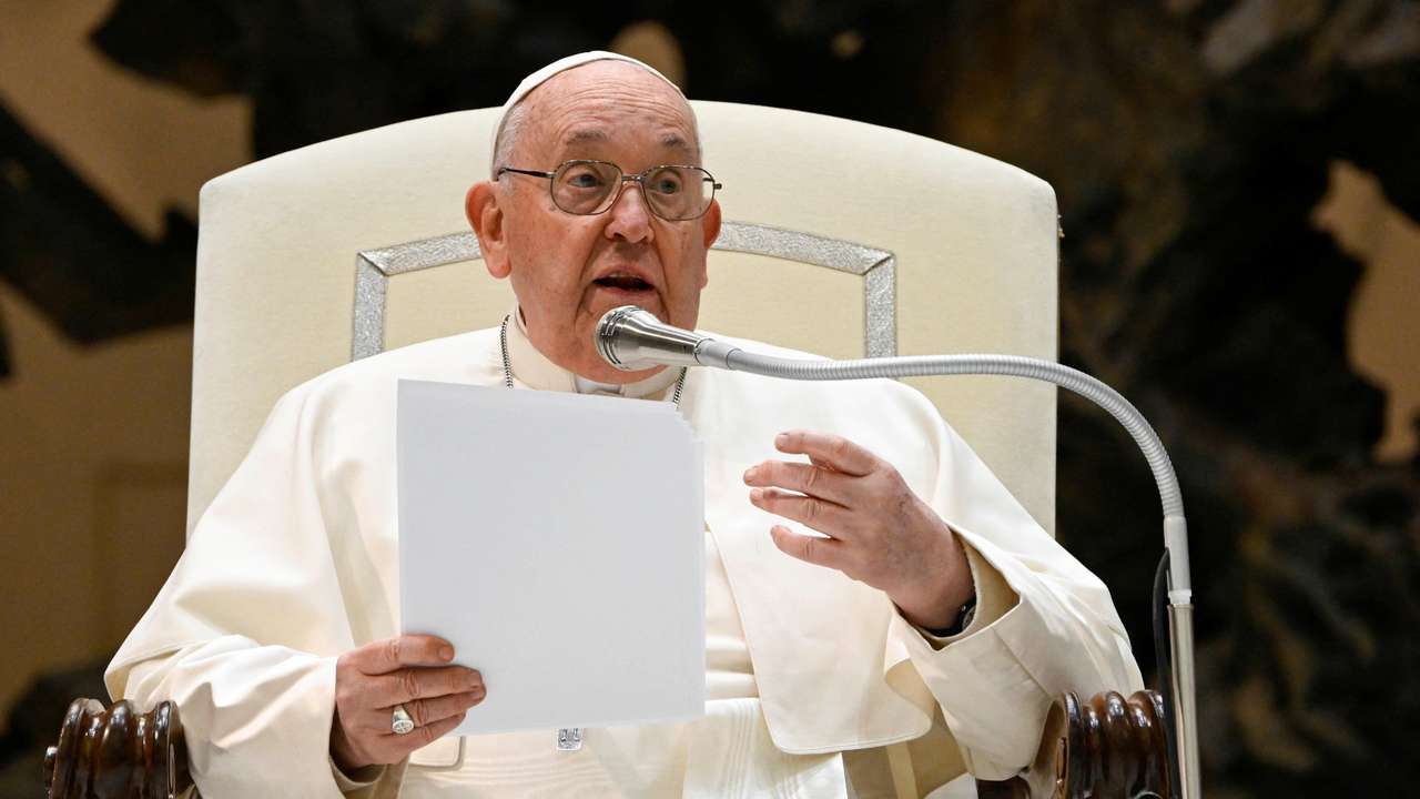 Pope Francis holds weekly audience at the Vatican