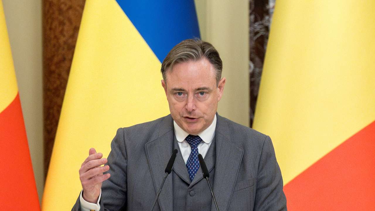 Belgian PM De Wever visits Kyiv