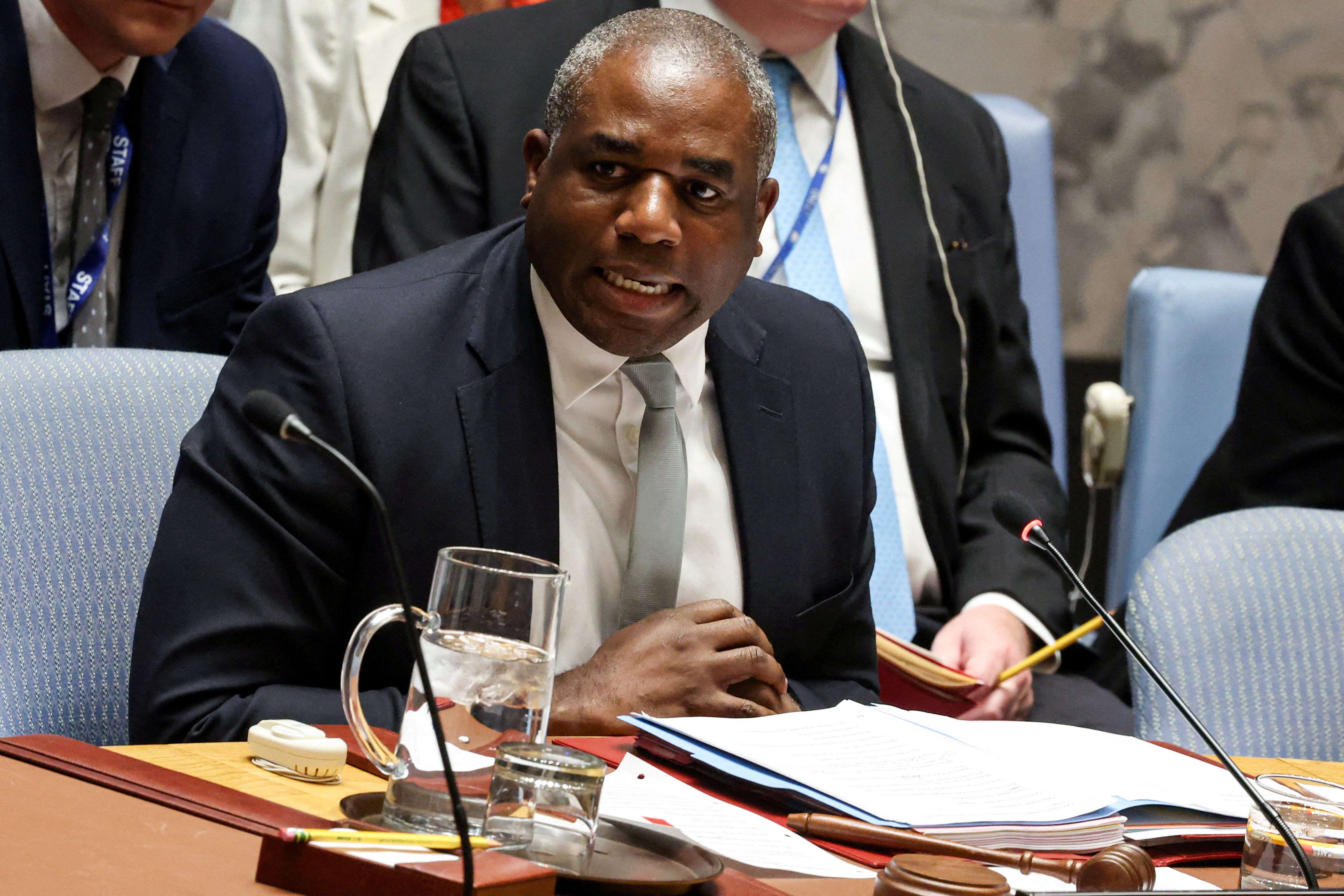FILE PHOTO: United Nations Security Council meeting on Sudan at the U.N. headquarters in New York