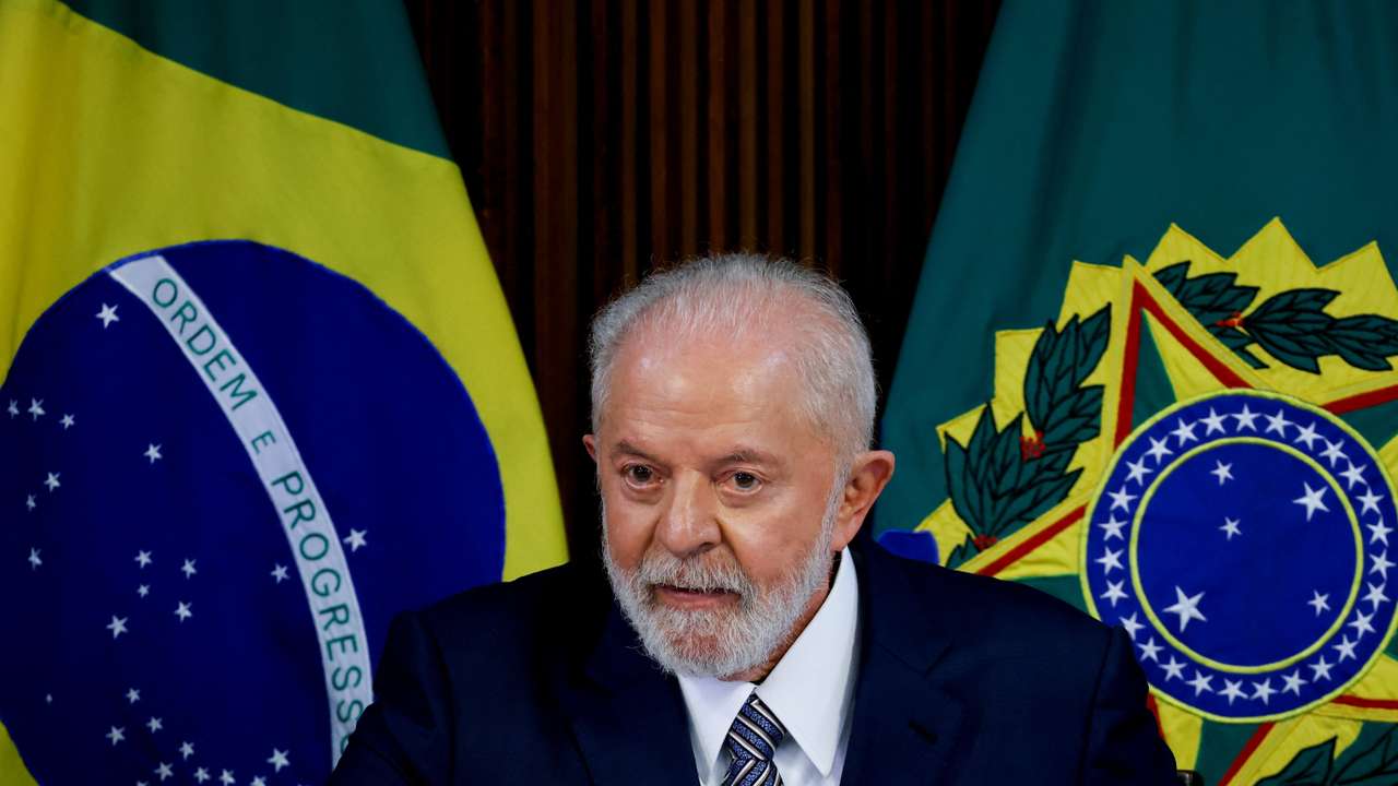 Brazil's President Luiz Inacio Lula da Silva attends a ministerial meeting in Brasilia