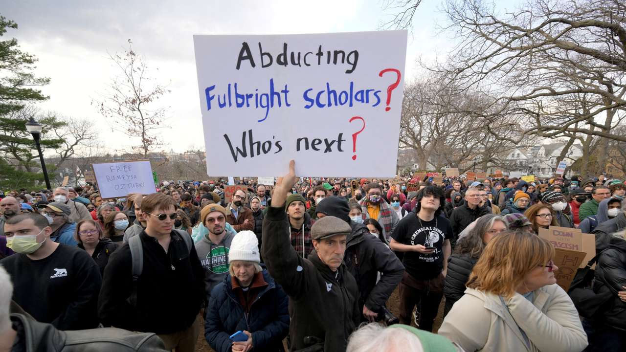 Rally for Rumeysa Ozturk