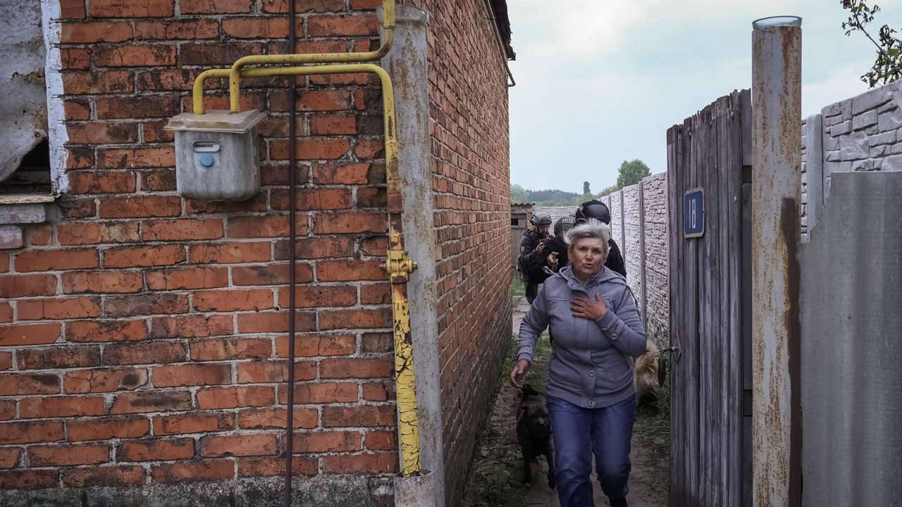 Aftermath of a Russian missile attack in Kharkiv