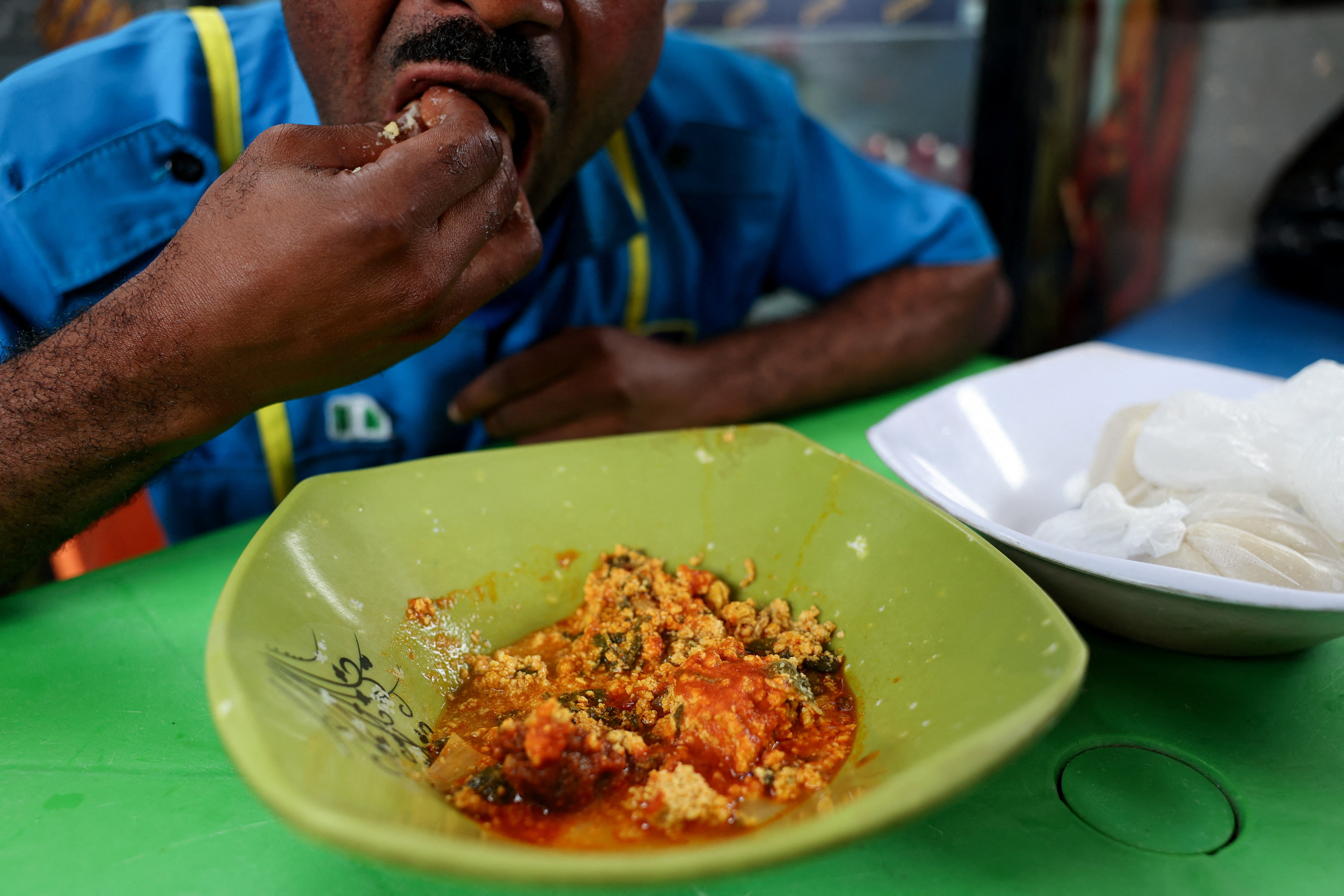 A Nigerian meal of egusi