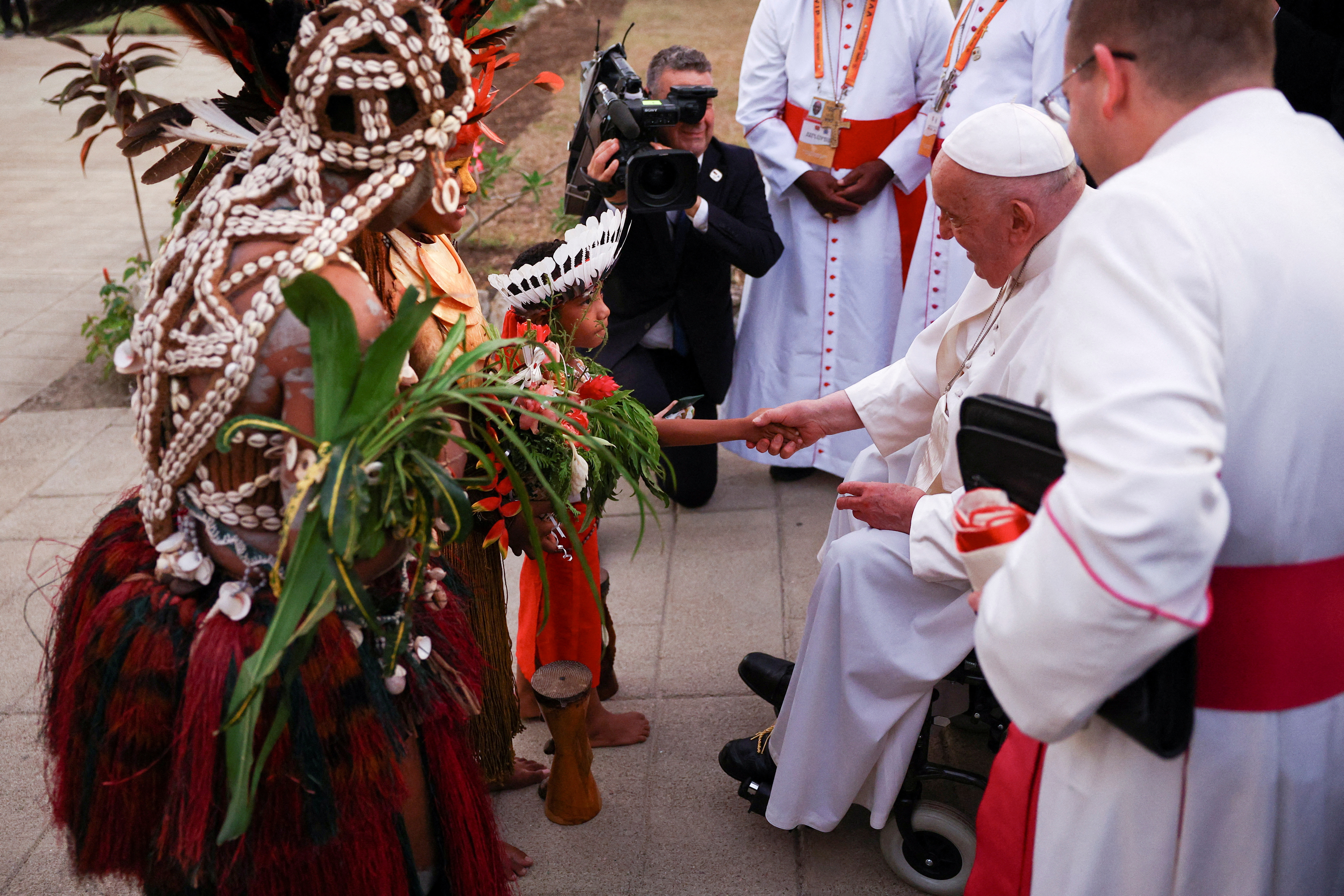 Pope Francis visits Papua New Guinea