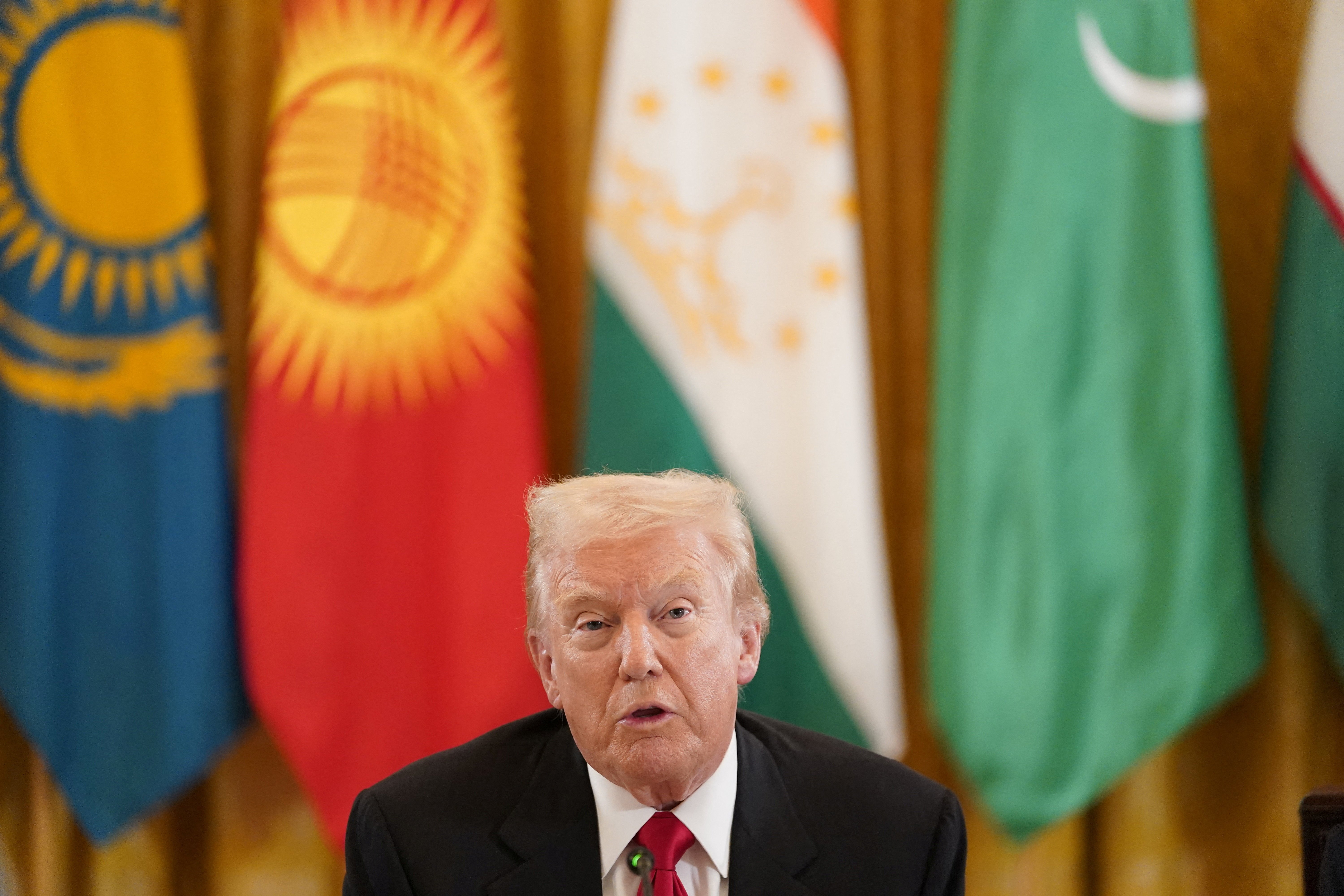 Trump meets Central Asian leaders at the White House in Washington, D.C.