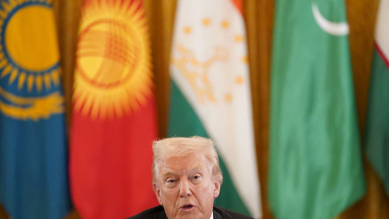 Trump meets Central Asian leaders at the White House in Washington, D.C.