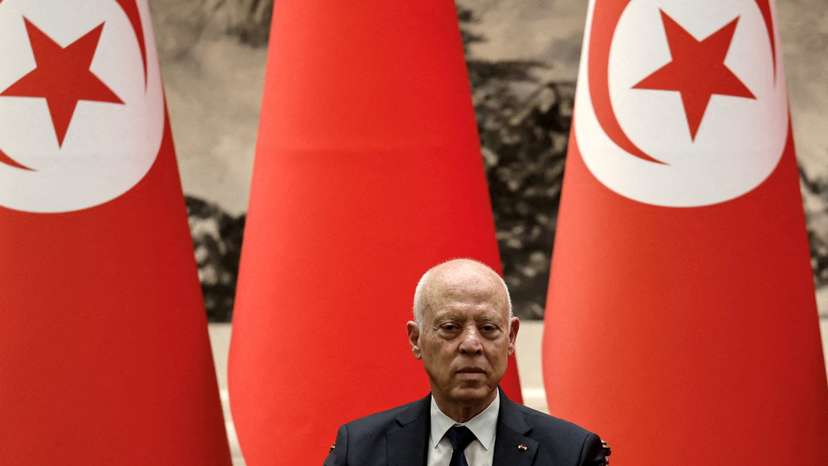 FILE PHOTO: Tunisian President Kais Saied