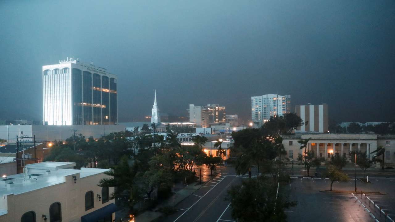 Hurricane Milton approaches, in Florida
