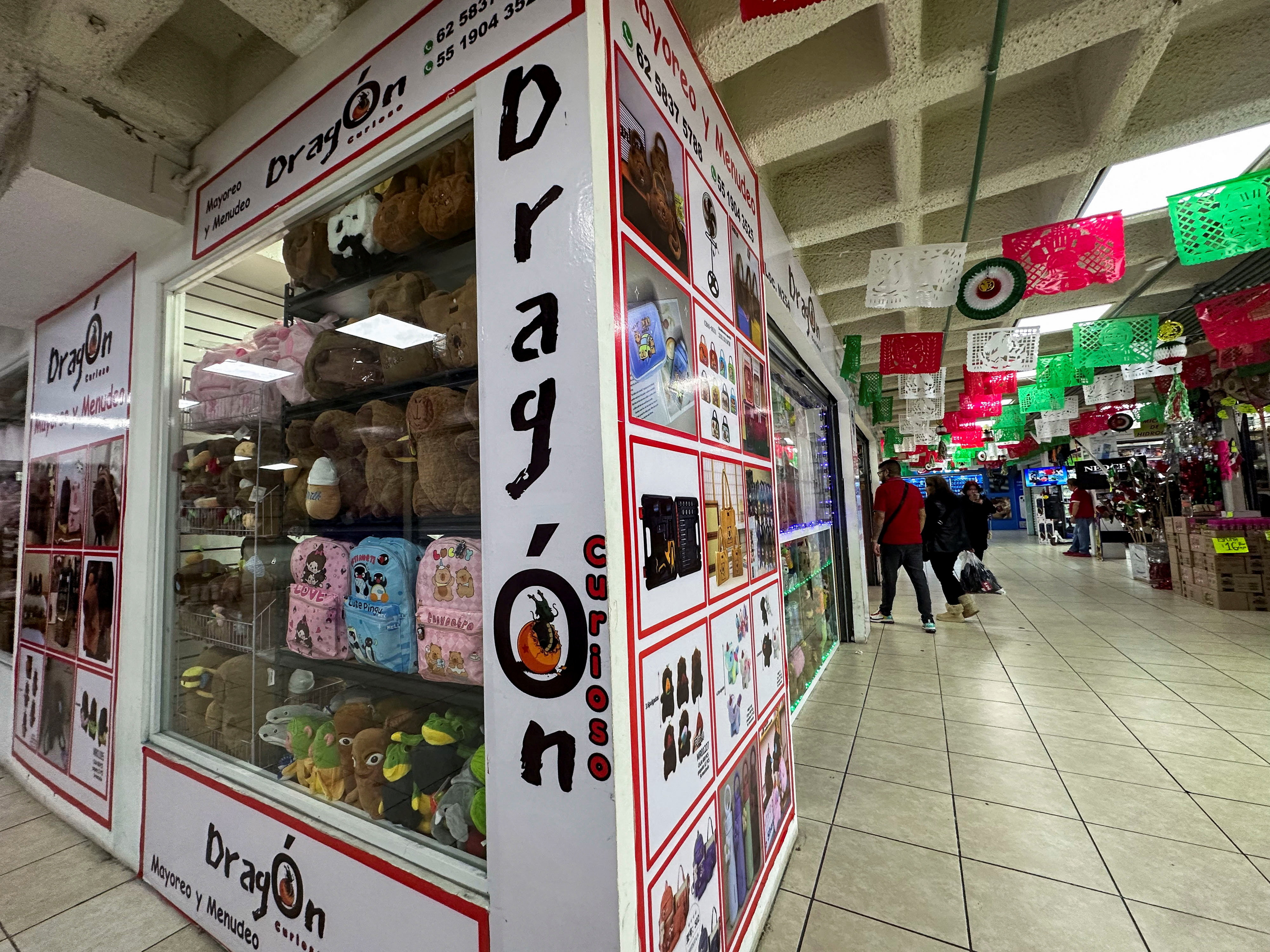 Products manufactured in China are displayed at stores in Mexico City