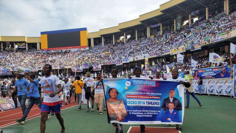 Congolese president Tshisekedi launches electoral campaign with Kinshasa rally