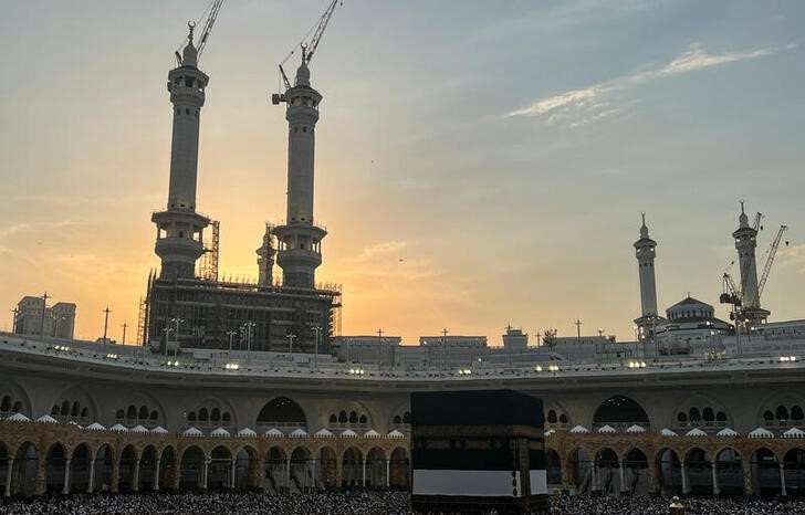 Annual haj pilgrimage in Mecca