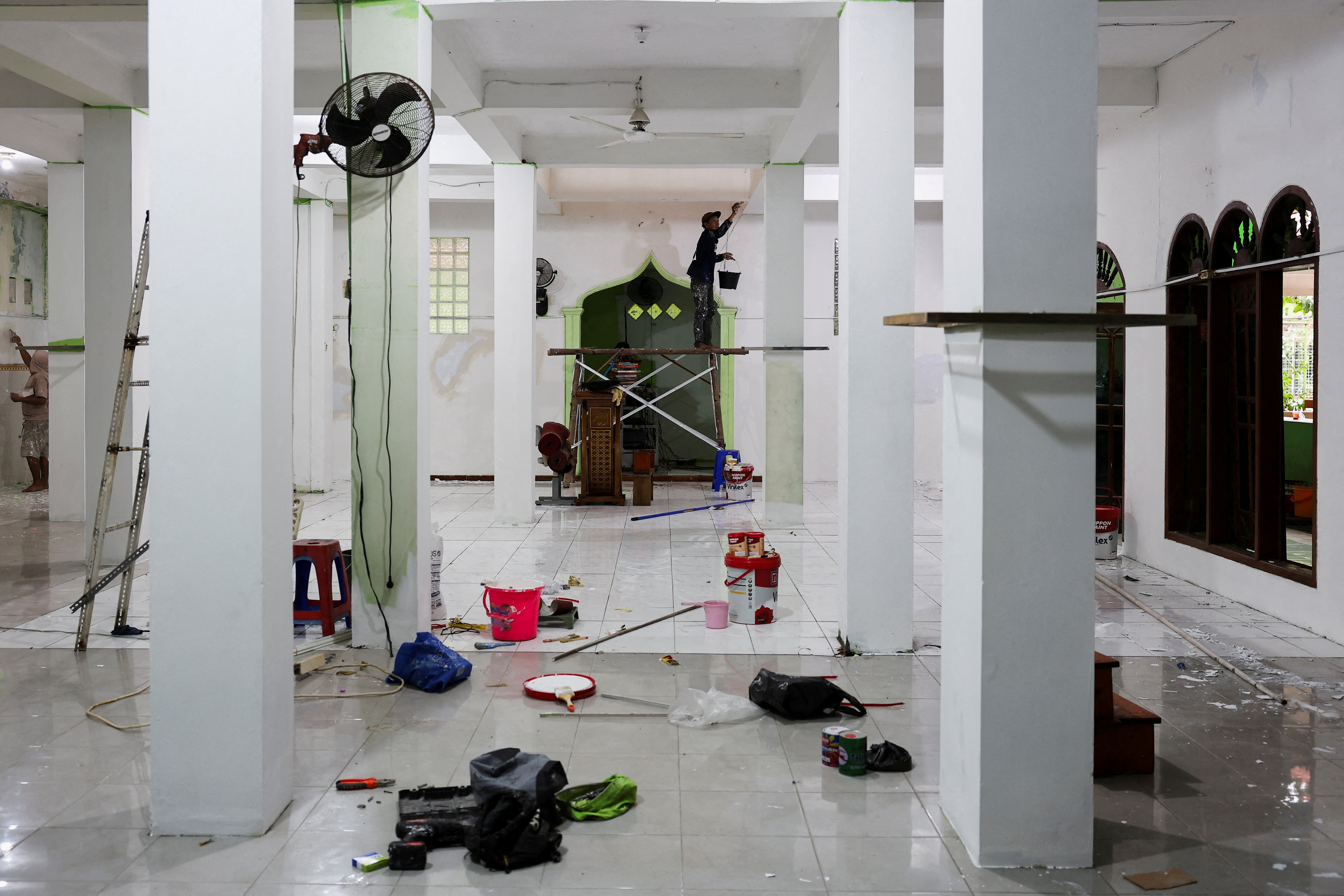 FILE PHOTO: FILE PHOTO: Following explosions inside a mosque at a school complex in Jakarta
