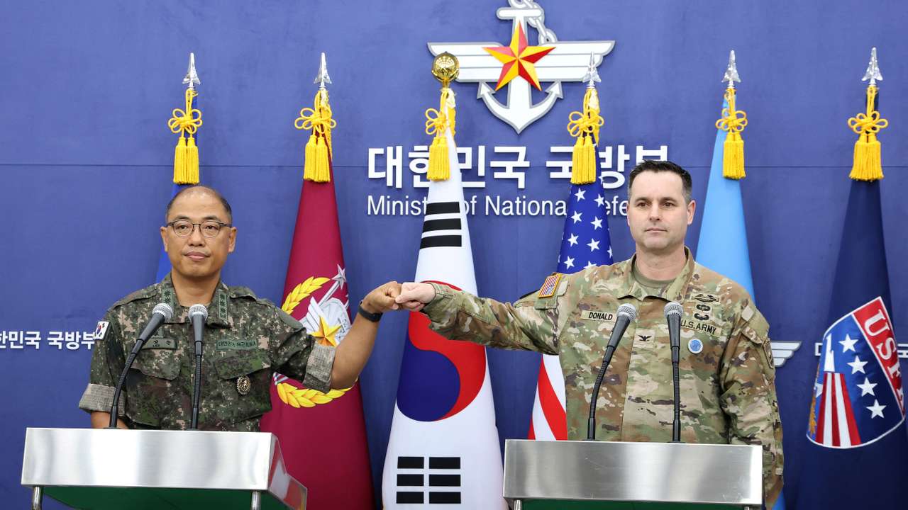 Press Briefing For Ulchi Freedom Shield 2025 Military Exercises
