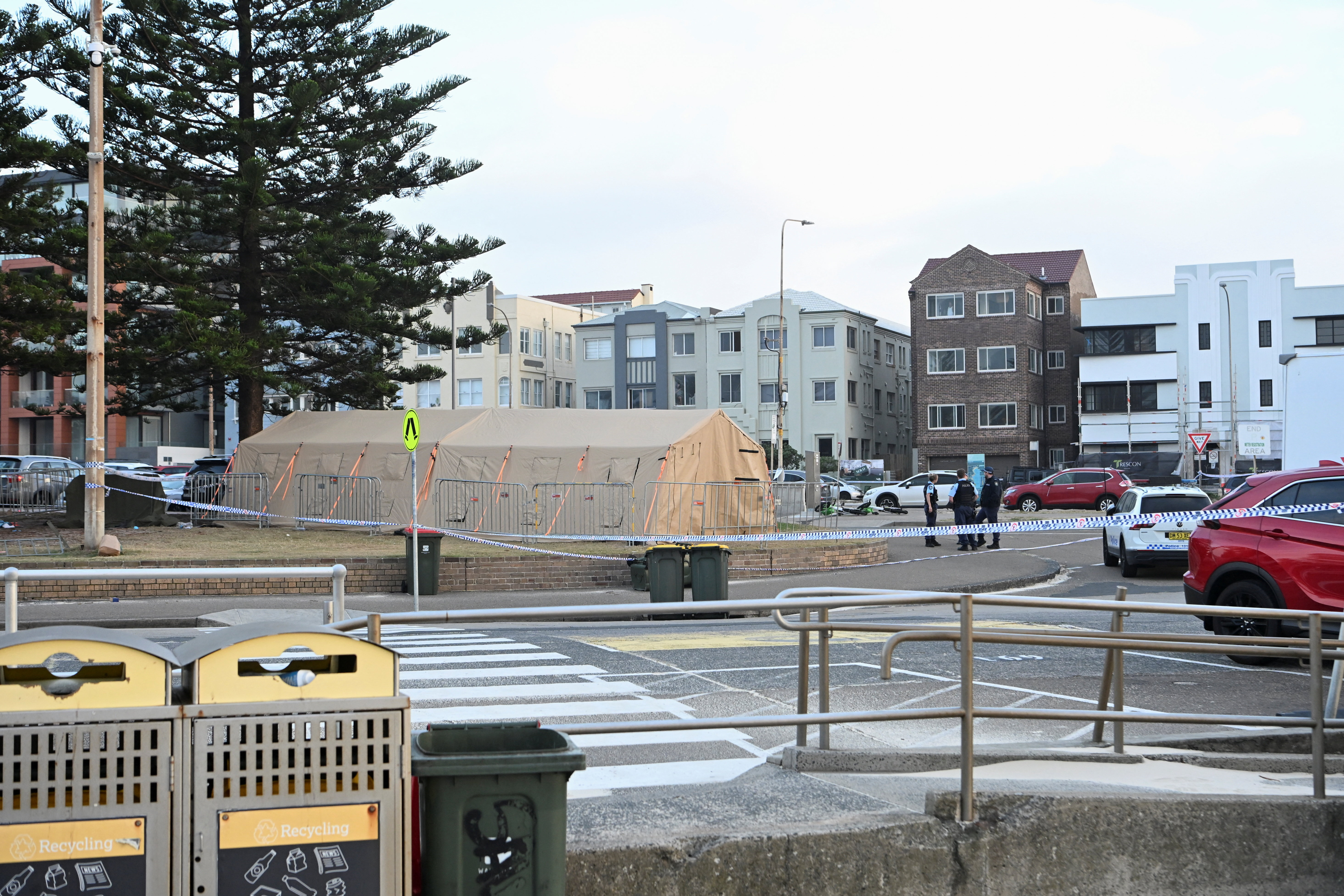 Aftermath of shooting incident at Bondi Beach, in Sydney