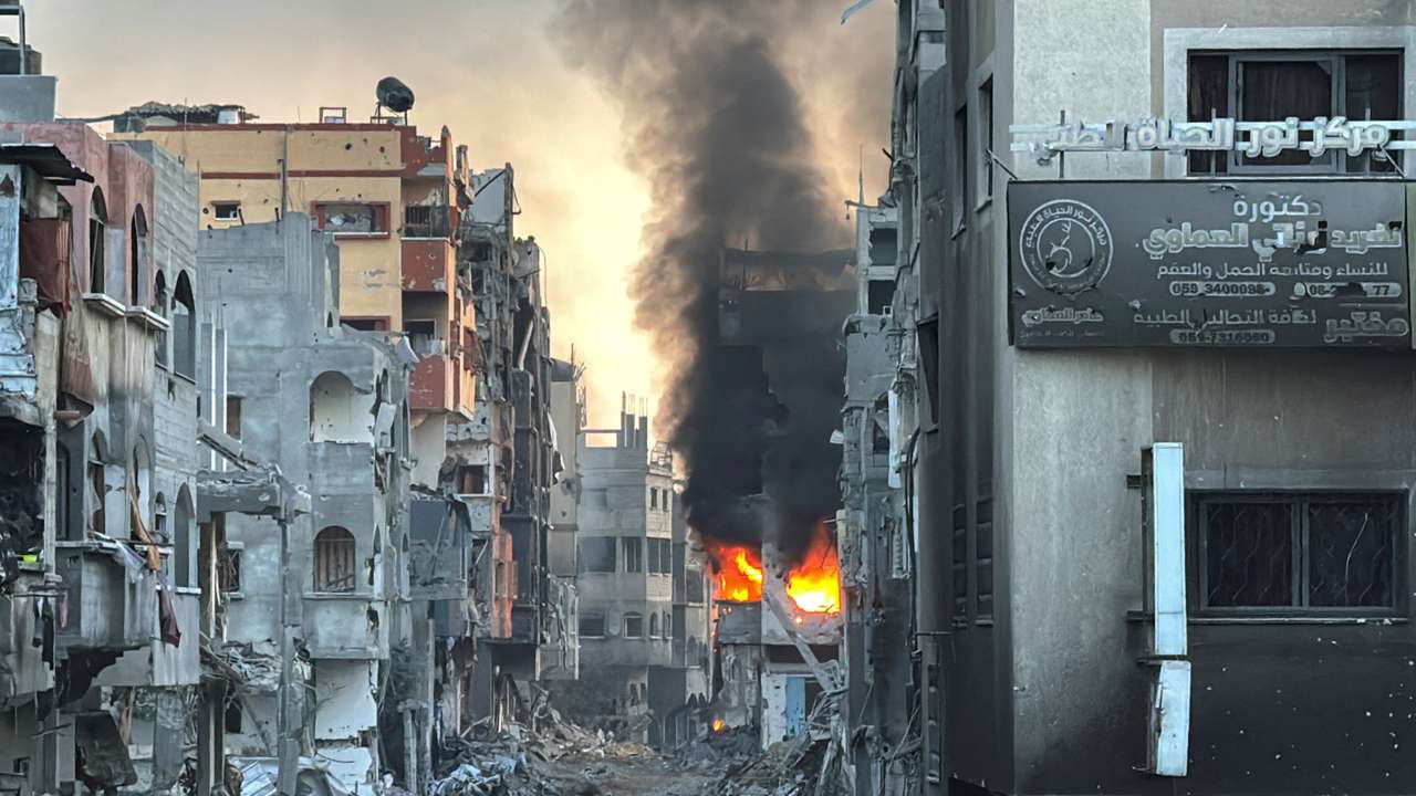 Aftermath of Israeli military operation in Beit Lahiya, in the northern Gaza Strip