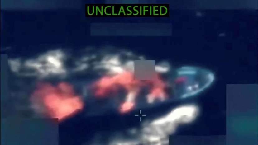 Video posted by U.S. Secretary of Defense Hegseth said to show U.S. strikes on four vessels in Eastern Pacific