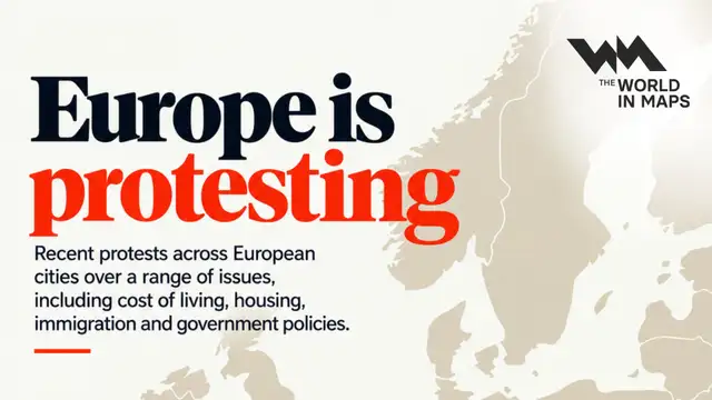 Europe hit by wave of protests as rising living costs, housing crisis fuel unrest