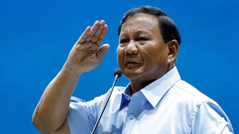 FILE PHOTO: Presidential candidate Prabowo Subianto campaign rally in Jakarta