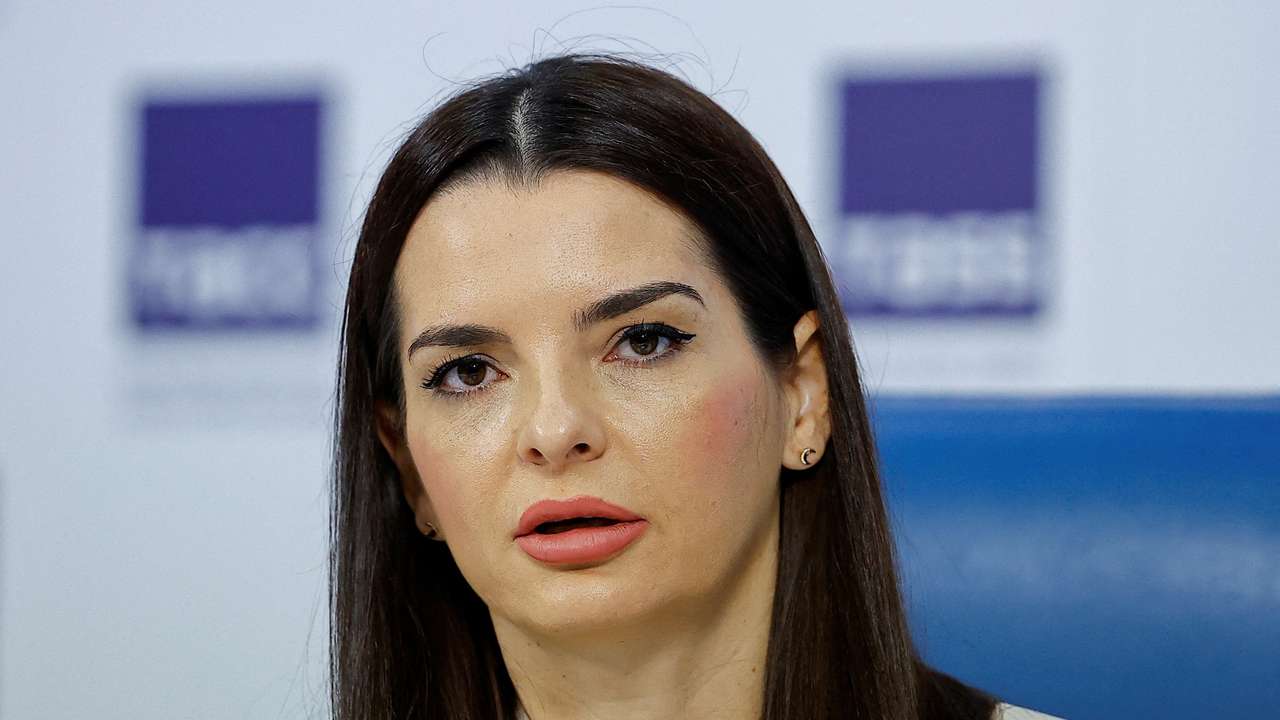 FILE PHOTO: Leader of Moldova's Gagauzia region Gutsul gives a press conference in Moscow