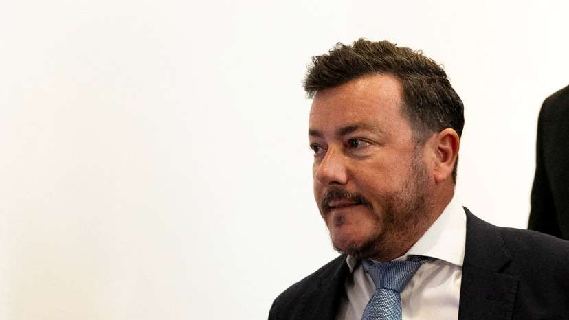 FILE PHOTO: Fallen Austrian property tycoon Rene Benko appears before a parliamentary commission in Vienna