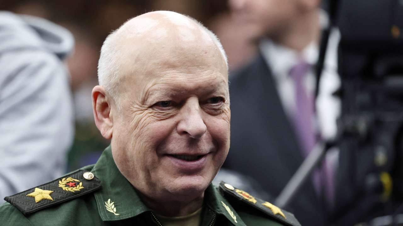 Commander-in-Chief of the Russian Ground Forces Oleg Salyukov attends a meeting of the Defence Ministry Board in Moscow