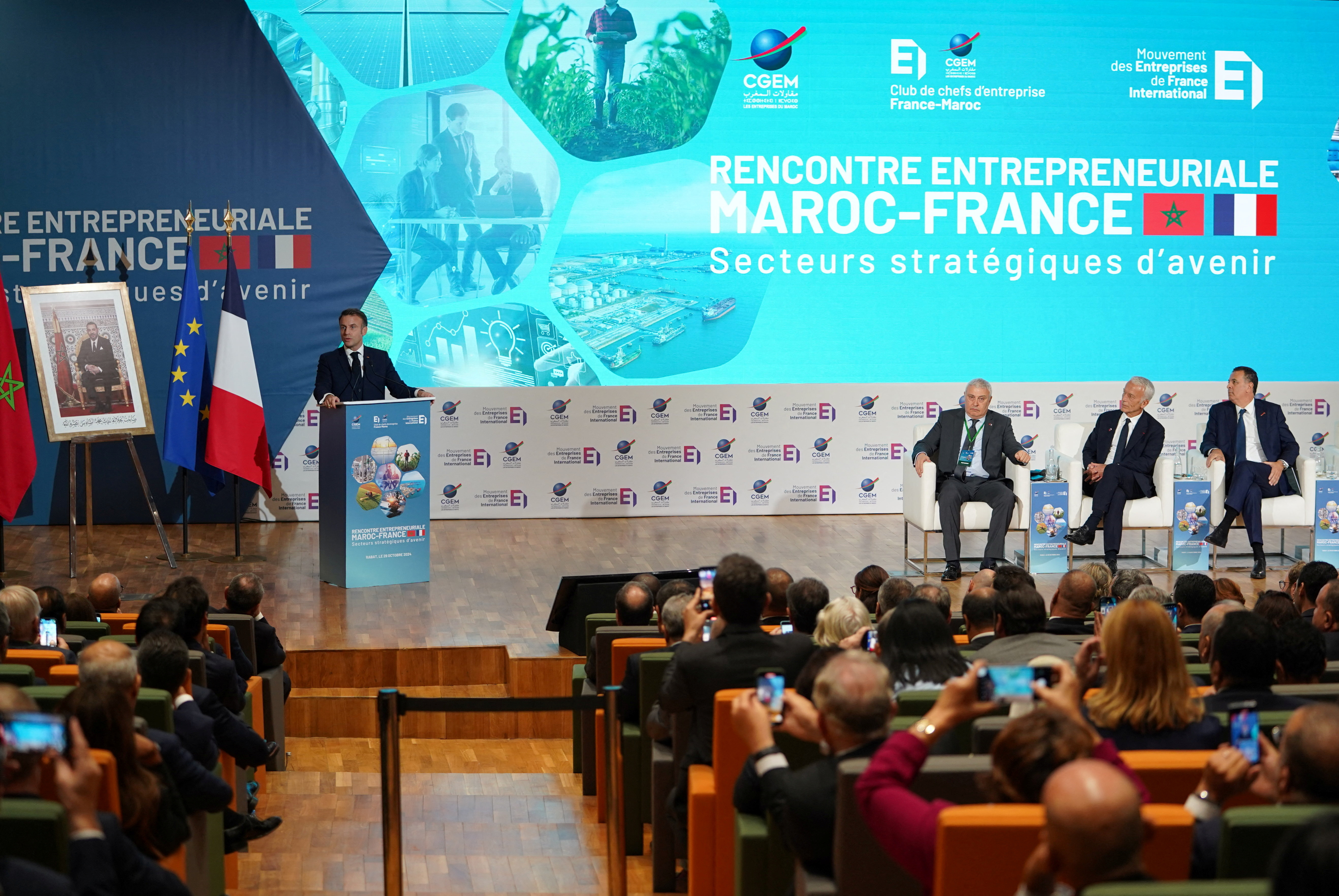 Morocco-France entrepreneurial meetings at the International University of Rabat