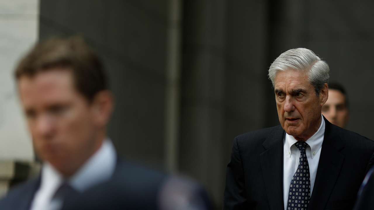 Former Special Counsel Robert Mueller departs from the U.S. Capitol following his testimonies before the House of Representatives, on Capitol Hill in Washington