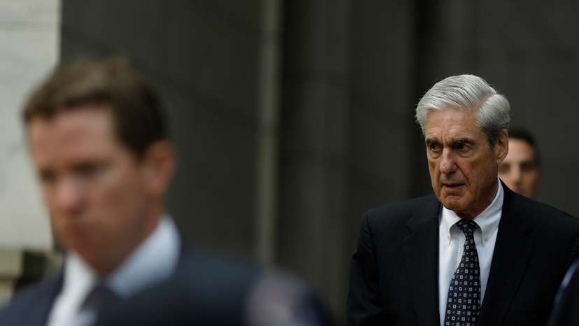 Former Special Counsel Robert Mueller departs from the U.S. Capitol following his testimonies before the House of Representatives, on Capitol Hill in Washington