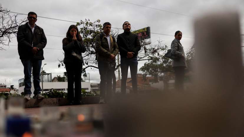 Colombian Senator Miguel Uribe Turbay is hospitalized after being shot during a campaign event, in Bogota
