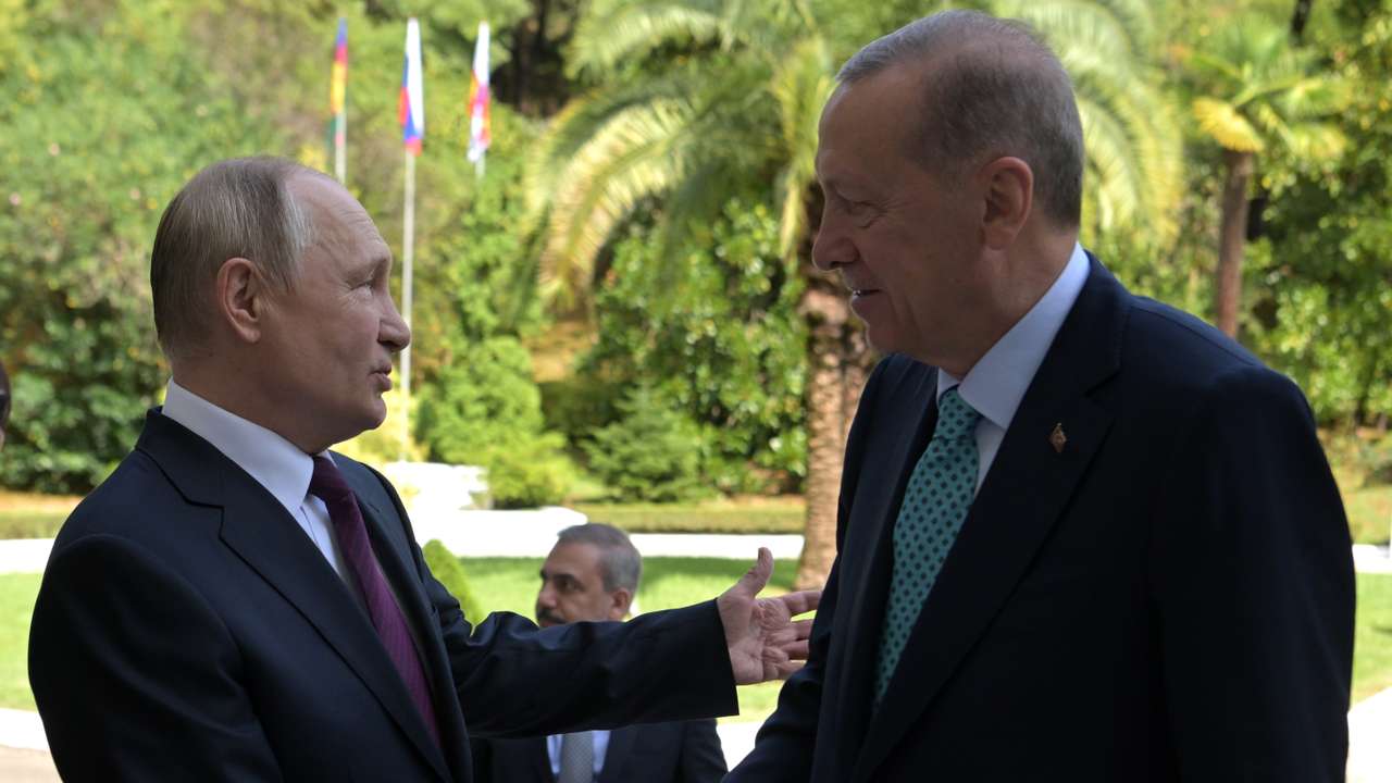 Russian President Putin and Turkish President Erdogan meet in Sochi